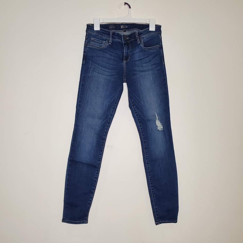 Kut from the Kloth Distressted Toothpick Skinny Jeans Size 6